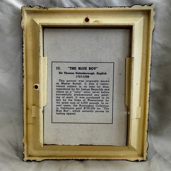 The Blue Boy Framed Print Sir Thomas Gainsborough Vintage‎ Wall Decor - Picture 3 of 6